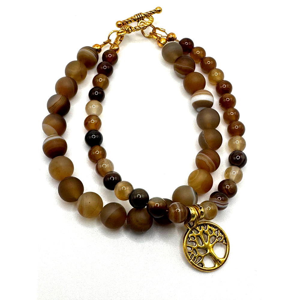 2 strand beaded bracelet